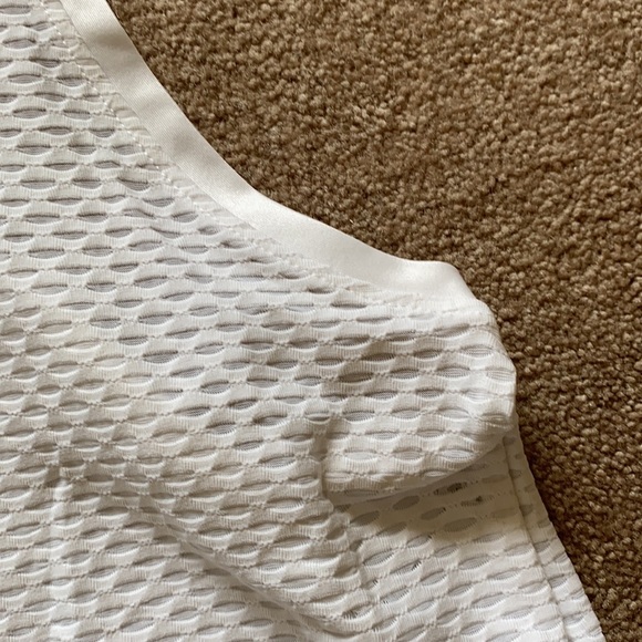 Koral Mesh Workout Tank in White - Picture 6 of 8